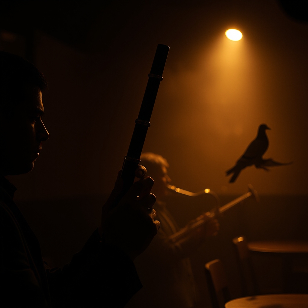 Cover art for Sax for the Pigeons
